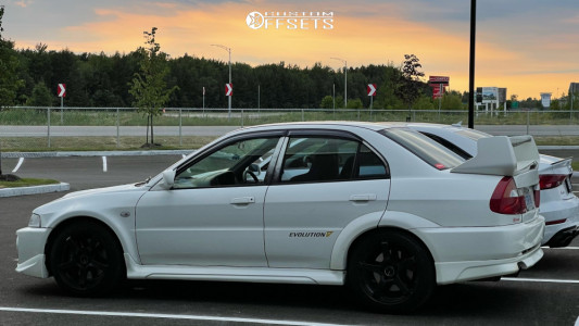 1998 Mitsubishi Lancer with 17x9 40 Enkei Kojin and 225/45R17 Hankook ...
