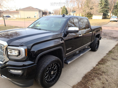 2016 GMC Sierra 1500 - 20x9 -0mm - 2Crave N01 - Leveling Kit - 285/55R20