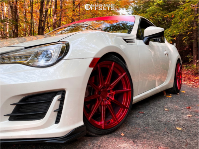 2020 Subaru BRZ with 18x8.5 35 XXR 567 and 215/45R18 Kumho Ecsta