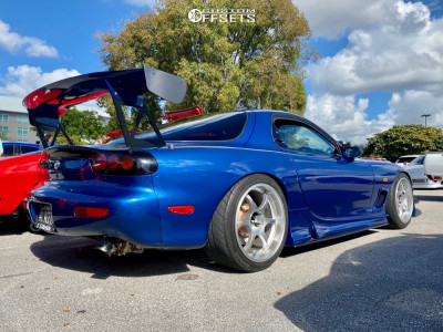 1995 Mazda RX-7 with 18x10 30 Advan Racing Rg-d and 265/35R18 Hankook ...