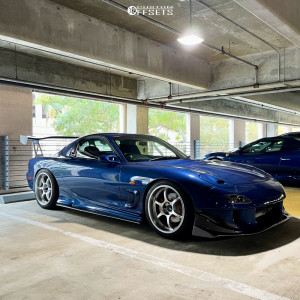 1995 Mazda RX-7 with 18x10 30 Advan Racing Rg-d and 265/35R18 Hankook ...