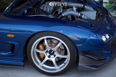 1995 Mazda RX-7 with 18x10 30 Advan Racing Rg-d and 265/35R18 Hankook ...