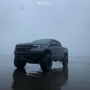 2018 Chevrolet Colorado with 17x9 1 Fuel Rebel and 315/70R17 Nitto ...