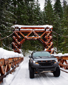 2018 Chevrolet Colorado with 17x9 1 Fuel Rebel and 315/70R17 Nitto ...
