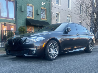 2013 BMW 550i - 18x8.5 35mm - Anovia Elder - Stock Suspension - 245/45R18