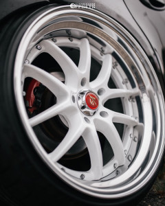 2004 Dodge Neon with 18x9.5 10 Work Vs Ss and 205/40R18 Zeta Meglio and ...