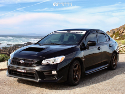 2019 Subaru WRX with 17x8 40 Enkei Ts-5 and 235/45R17