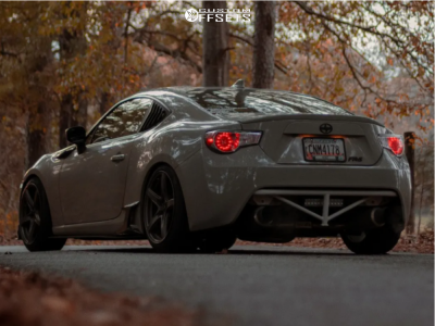 2016 Scion FR-S with 18x9.5 38 Option Lab R555 and 235/40R18 ...