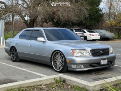 1998 Lexus LS400 Base - 20x10 30mm / 18x8.5 40mm - OEM Wheels Model 3 - Coilovers - 235/35R20 / 235/35R18
