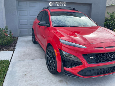 2022 Hyundai Kona with 19x8.5 45 Konig Ampliform and 235/40R19