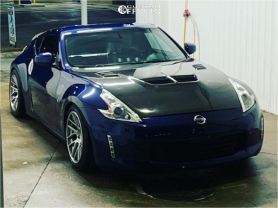 2015 Nissan 370Z with 18x9.5 22 Anovia Elder and 245/45R18