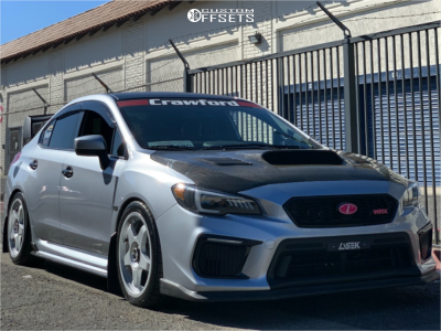 2020 Subaru WRX with 17x8.5 30 Fifteen52 Chicane and 245/40R17