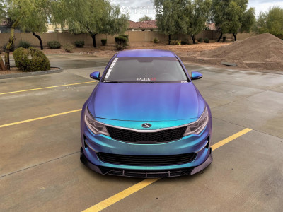 2016 Kia Optima with 18x8.5 35 XXR 571 and 245/35R18 Velozza Zxv4