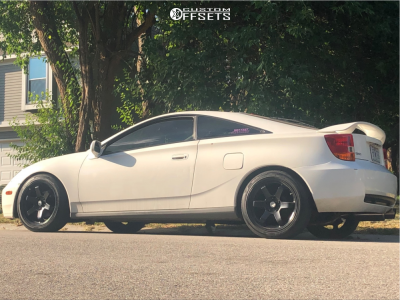 2002 Toyota Celica with 17x8 35 AVID1 AV6 and 215/45R17 Hankook