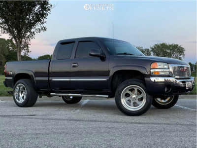 2003 GMC Sierra 1500 SLE - 20x12 -40mm - American Force Blade SS - Leveling Kit - 305/50R20