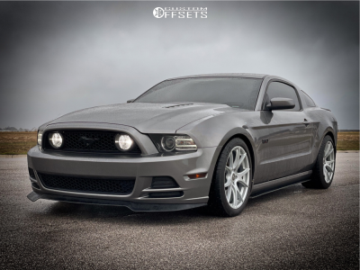 2013 Ford Mustang with 20x9 35 ESR Rf11 and 255/35R20 Nitto
