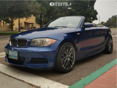 2008 BMW 135i Base - 18x8 35mm - Platinum Retribution - Stock Suspension - 225/45R18