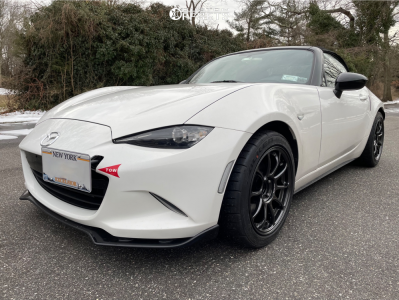 2016 Mazda MX-5 Miata with 16x8 35 Volk Ze40 and 215/45R16 Falken