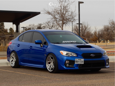 2018 Subaru WRX with 18x9.5 22 Kansei Astro and 225/40R18 Hankook