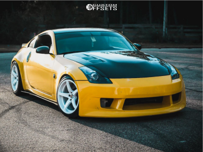 2004 Nissan 350Z Enthusiast - 18x10 15mm - Stage Wheels Monroe - Coilovers - 245/40R18