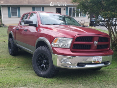 2011 Ram 1500 - 17x9 -12mm - Helo He878 - Leveling Kit - 35x12.5