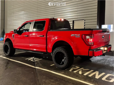2021 Ford F-150 with 20x12 -51 Vision Razor and 33/12.5R20 Radar ...