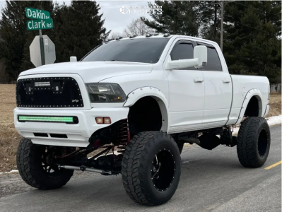 2014 Ram 2500 with 22x14 -76 Dropstars 652bm and 42/14.5R22 Super ...