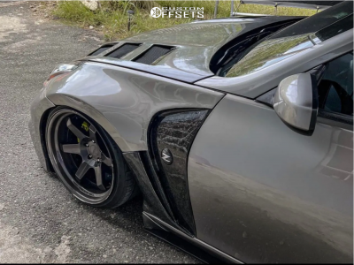 2009 Nissan 370Z with 19x11 15 Rotiform Forged Six and 255/35R19 ...