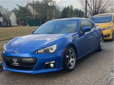 2013 Subaru BRZ with 17x8 35 AVID1 AV6 and 225/45R17 Michelin