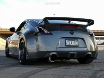 2012 Nissan 370Z with 18x10.5 22 Aodhan Ds02 and 265/35R18 Haida