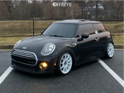 2015 Mini Cooper with 17x8 45 Sparco Ff1 and 205/40R17 Ironman