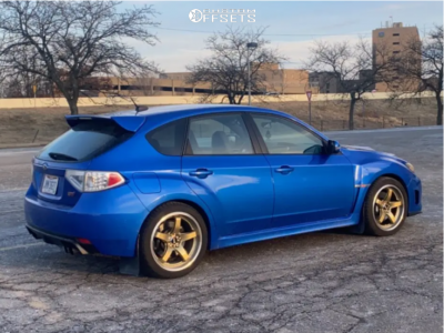 2008 Subaru Impreza with 18x8.5 35 XXR 555 and 245/40R18
