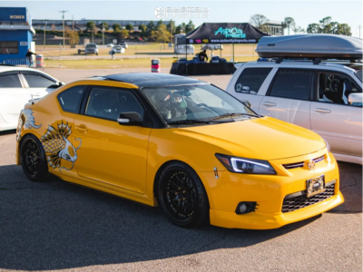 2012 Scion TC with 18x9.5 30 Aodhan Ds07 and 225/40R18 Thunderer