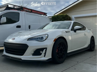 2018 Subaru BRZ with 17x9 40 Konig Dekagram and 245/40R17 GT