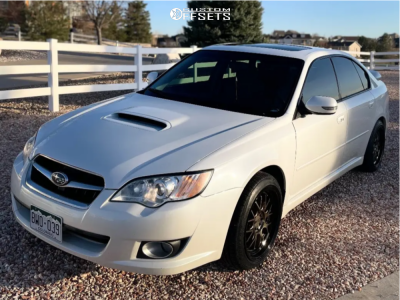 2008 Subaru Legacy with 17x8.5 35 F1R F21 and 215/45R17 Toyo
