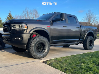 2020 Ram 2500 with 17x10 -25 Vision Tactical and 37/12.5R17 Toyo Tires ...