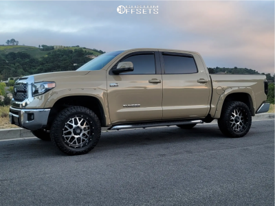 2018 Toyota Tundra with 20x9 0 XD Grenade and 275/60R20 Nitto