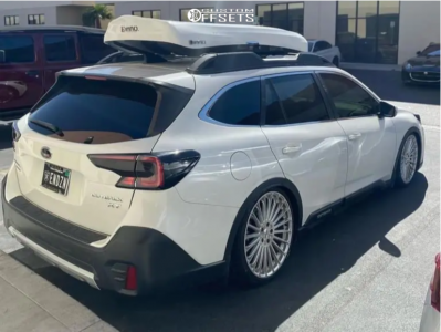 2020 Subaru Outback with 20x8.5 40 TSW Turbina and 245/35R20 Nitto ...