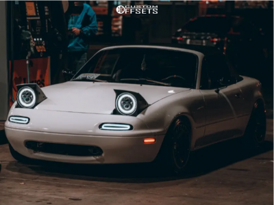 1990 Mazda Miata Base - 15x8 20mm - Spec-1 Spt-901 - Coilovers - 195/45R15