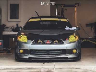 2009 Mitsubishi Eclipse with 18x8.5 35 MST Suzuka and 235/45R18