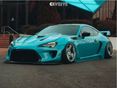 2013 Subaru BRZ with 18x10.5 -9 Avant Garde F464 and 225/40R18