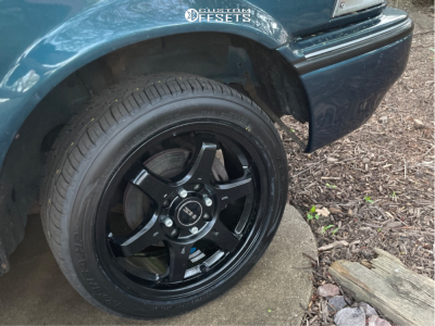 1992 Toyota Corolla with 15x6.5 38 NS Ns1507 and 195/45R15 Toyo