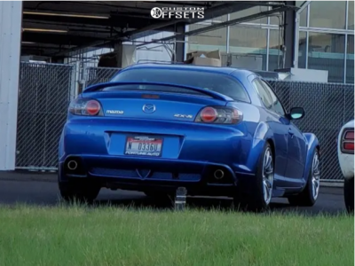 2004 Mazda RX-8 with 18x9.5 38 AVID1 AV27 and 245/40R18 Yokohama