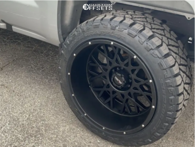 2017 Chevrolet Silverado 1500 with 22x12 -51 Vision Rocker and 285 ...