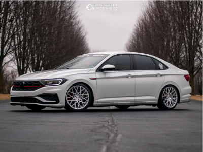 2019 Volkswagen Jetta with 18x8.5 45 Rotiform Blq and 225
