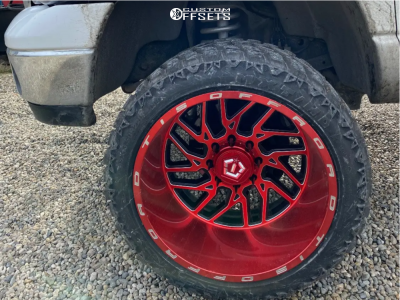 2004 Dodge Ram 2500 with 22x14 -76 TIS 544RM and 33/13.5R22