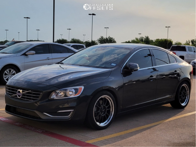 2014 Volvo S60 with 18x8.5 43 Konig Hypergram and 245/40R18