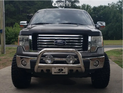 2011 Ford F-150 with 20x12 -51 Vision Razor and 35/12.5R20 Landspider ...
