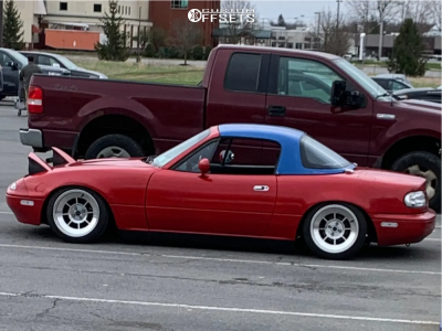 1990 Mazda Miata with 15x8 10 Rota Shakotan and 195/45R15 Toyo Tires ...