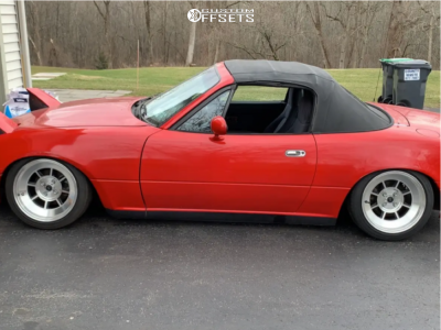 1990 Mazda Miata with 15x8 10 Rota Shakotan and 195/45R15 Toyo Tires ...